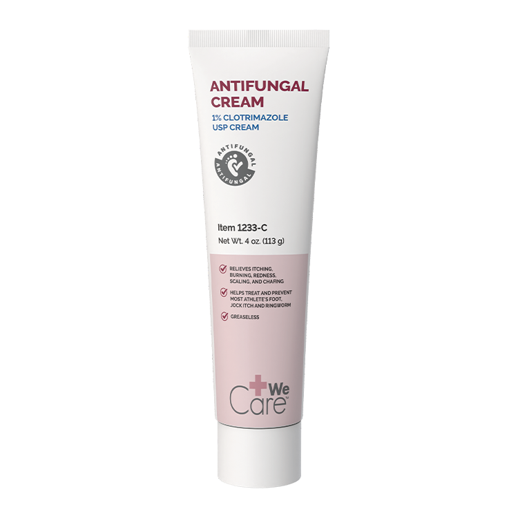 Antifungal 1% Clotrimazole USP Cream, 4oz Tube
