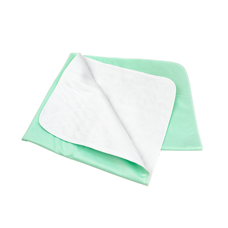 Reusable, Incontinence Bed-Pads - Green 24"x36", Pack of 3