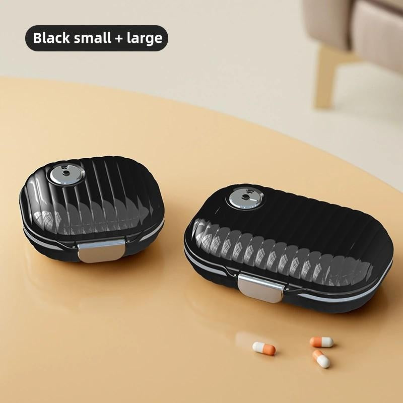 Portable Pill Storage Box Multi-Pill Dispensing Mini Pill Dispenser