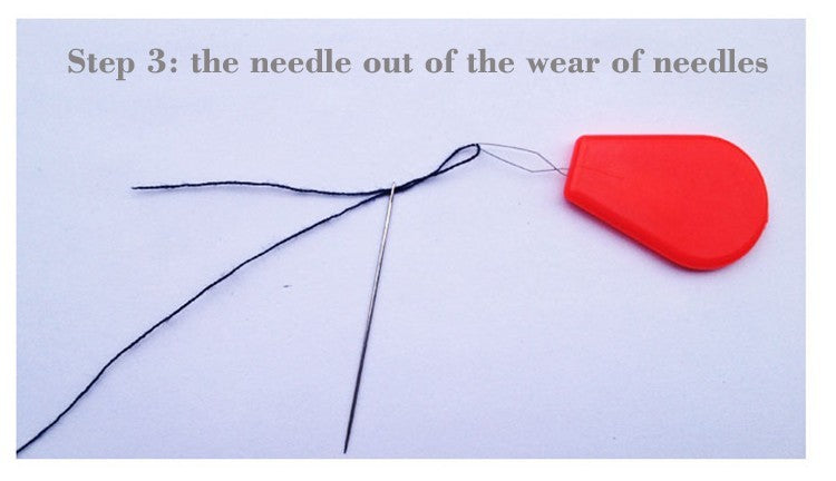 Colorful Plastic Threader DIY Multi-function Needle Threader