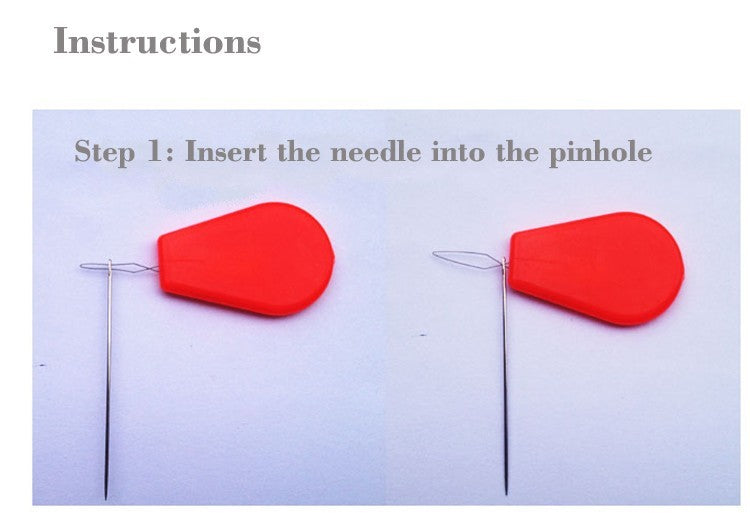 Colorful Plastic Threader DIY Multi-function Needle Threader