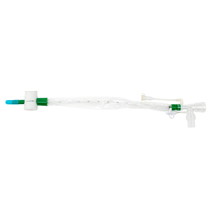 Close Suction Tracheal Catheter w/ Double Swivel Elbow, 14FR, 10 Count Per Box