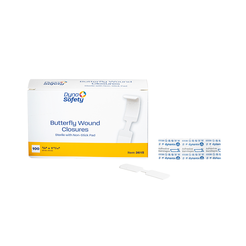 Butterfly Wound Closure (Steri-Strips) 3/8" x 1 13/16" 100qty per Box