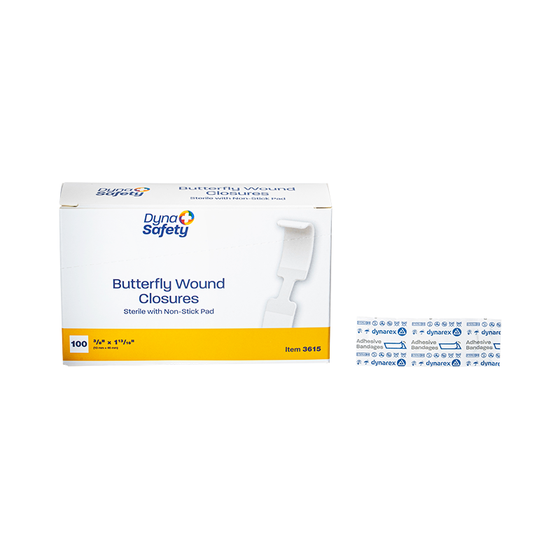 Butterfly Wound Closure (Steri-Strips) 3/8" x 1 13/16" 100qty per Box
