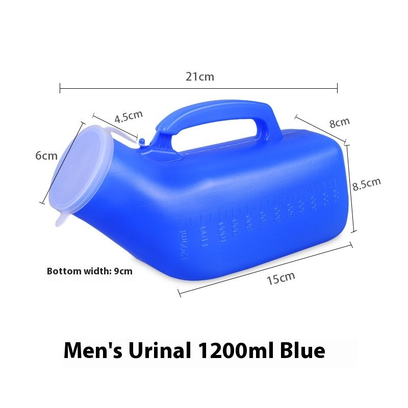 Portable Urinal Unisex Household Plastic With Lid