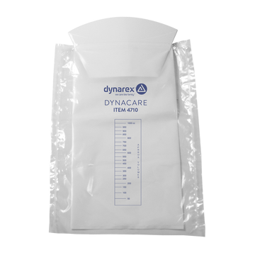 Emesis Bag w/ Hand Protection, White 10 Pack