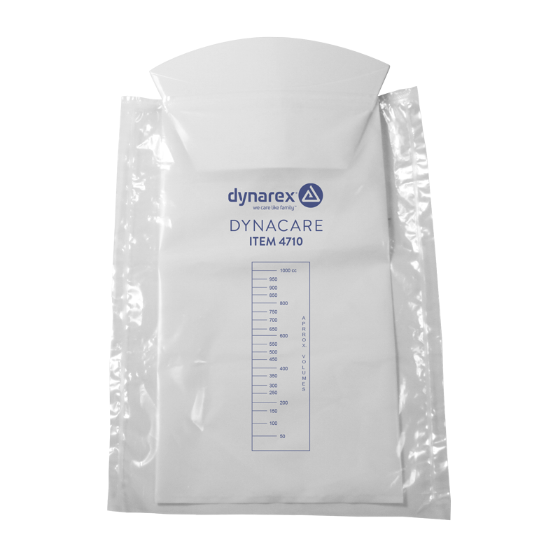 Emesis Bag w/ Hand Protection, White 10 Pack