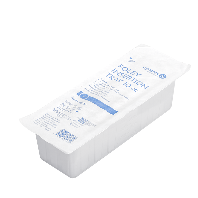 Foley Insertion Tray w/ Prefilled Syringe- Sterile, 10cc, 20 count Per Case