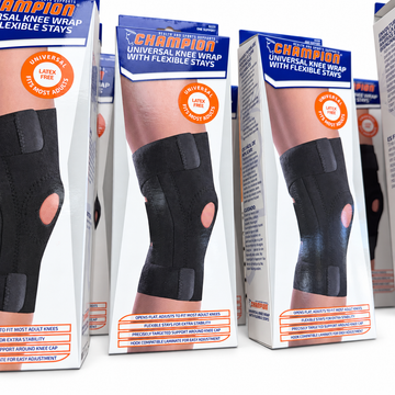 Champion Universal Knee Wrap Flexible Stays