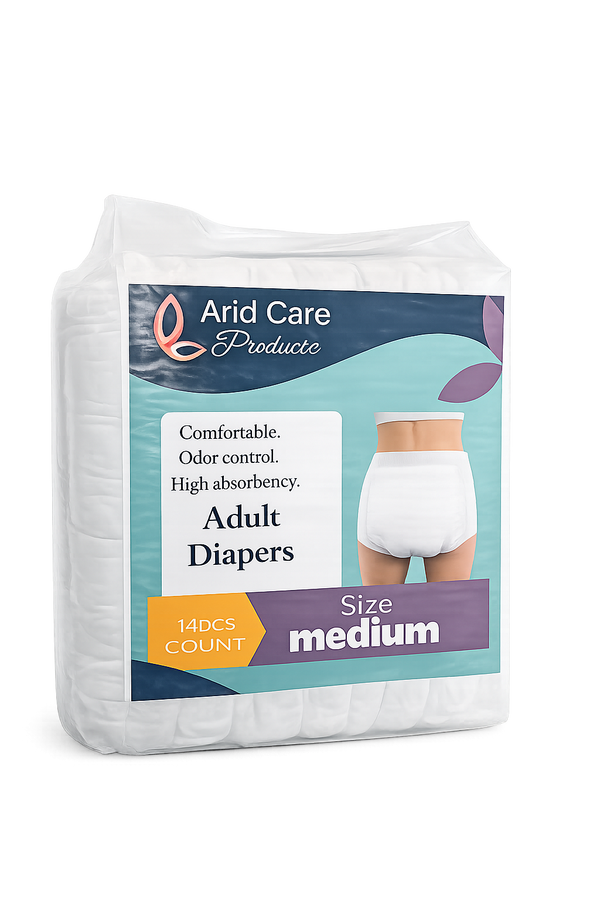 Adult Incontinence Briefs with Tabs, Moderate to Heavy Absorbency