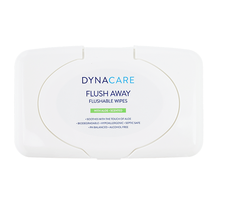 Flushable Wipes - Adult, 9" x 13" Tub, 60Counts