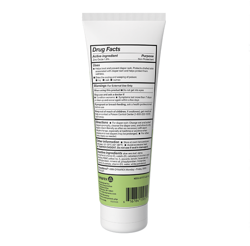 Skin Protectant Barrier Cream W/ 1.8% Zinc Oxide 4oz