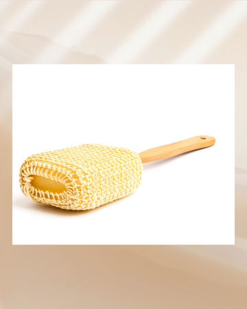 Long handle shower brush