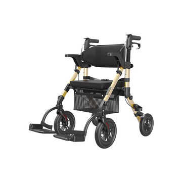 Z51 Combo 2-in-1 Rollator-Transport Chair Walker