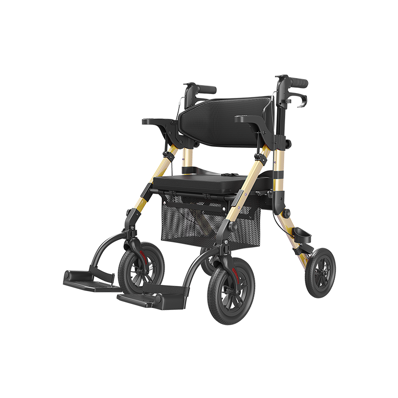 Z51 Combo 2-in-1 Rollator-Transport Chair Walker