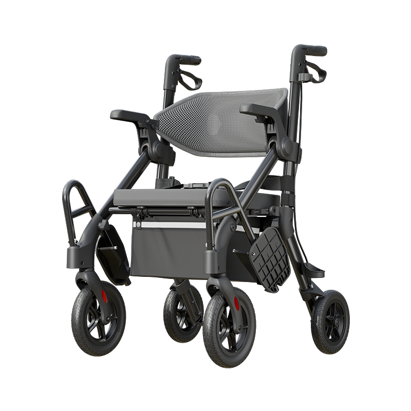 Z55 Versatile 2-in-1 Rollator Walker