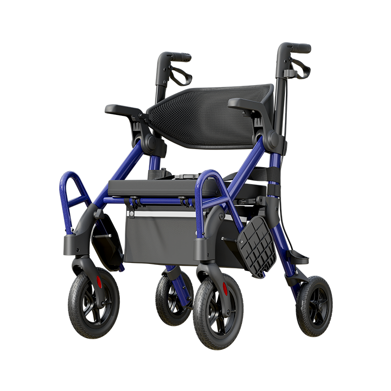Z55 Versatile 2-in-1 Rollator Walker