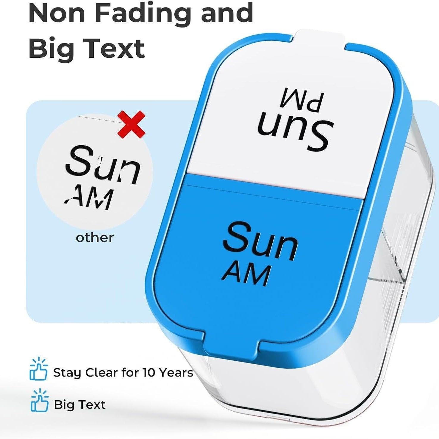 Pill Box Portable Dispenser Can Be Disassembled And Carried Independently