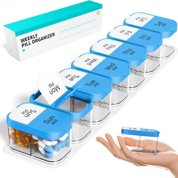 Pill Box Portable Dispenser Can Be Disassembled And Carried Independently