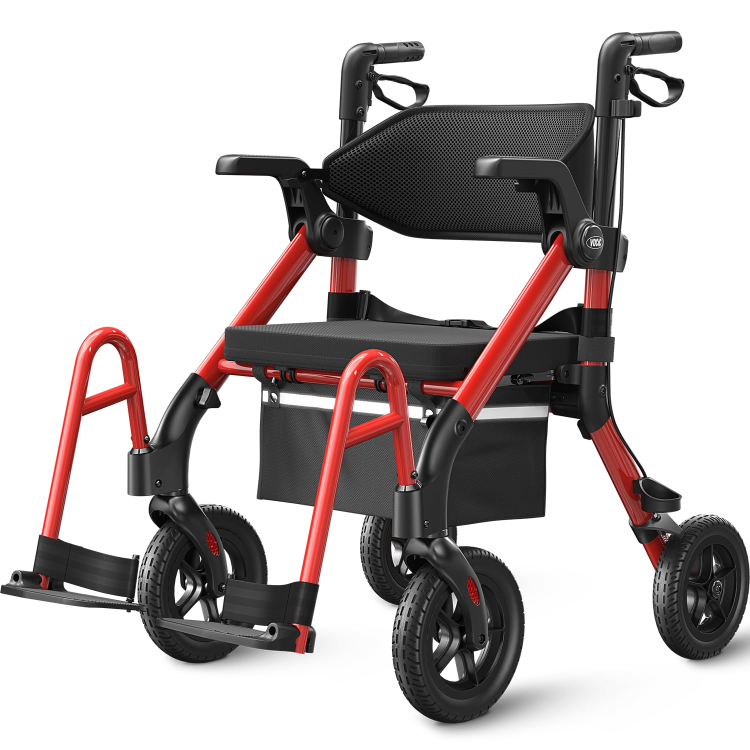 Z55 Versatile 2-in-1 Rollator Walker